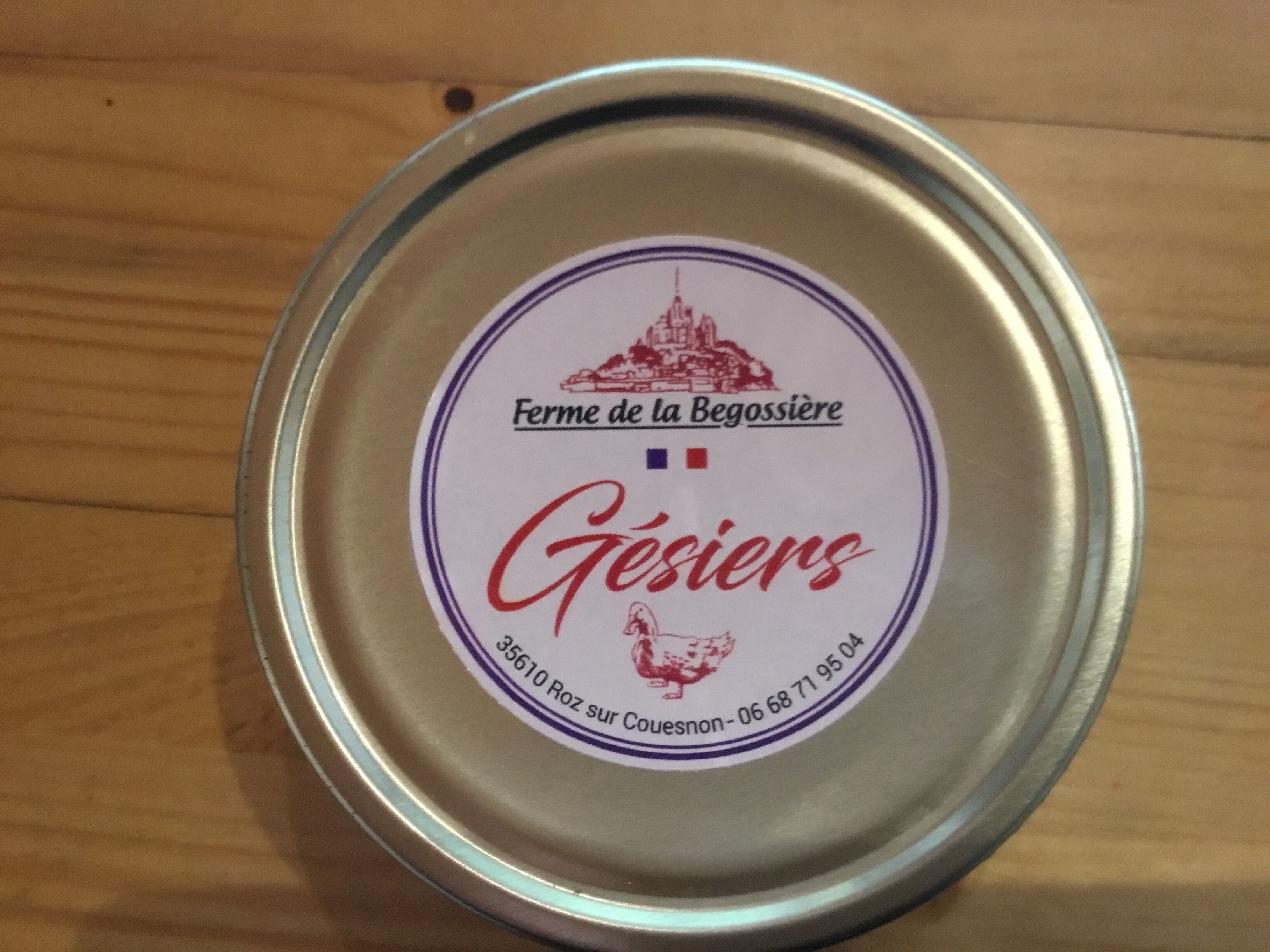 Gesiers de canard confits 100g