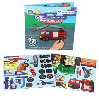Magnetic game "The Vehicles"