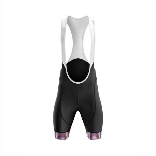 Mens Graphic Stripe Bib Shorts