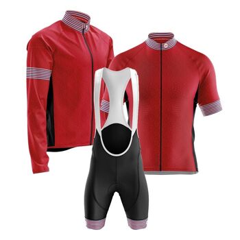 Pneu de secours en jersey graphique rouge pour homme 4