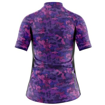 Maillot Camo SS Femme Violet 3