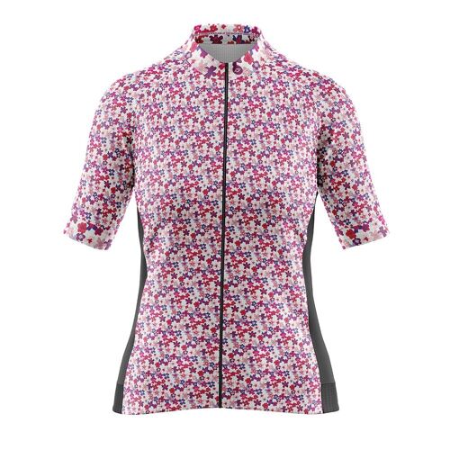 Womens Flower Power Pink Jersey   0