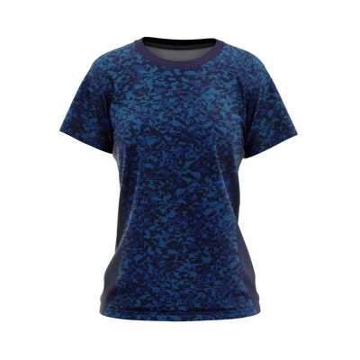 Maglia MTB Donna Camo Blu 0/