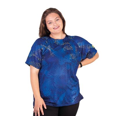 Damen MTB-Trikot Tropical Blau