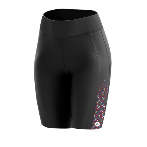 Womens Gem Black Shorts   1