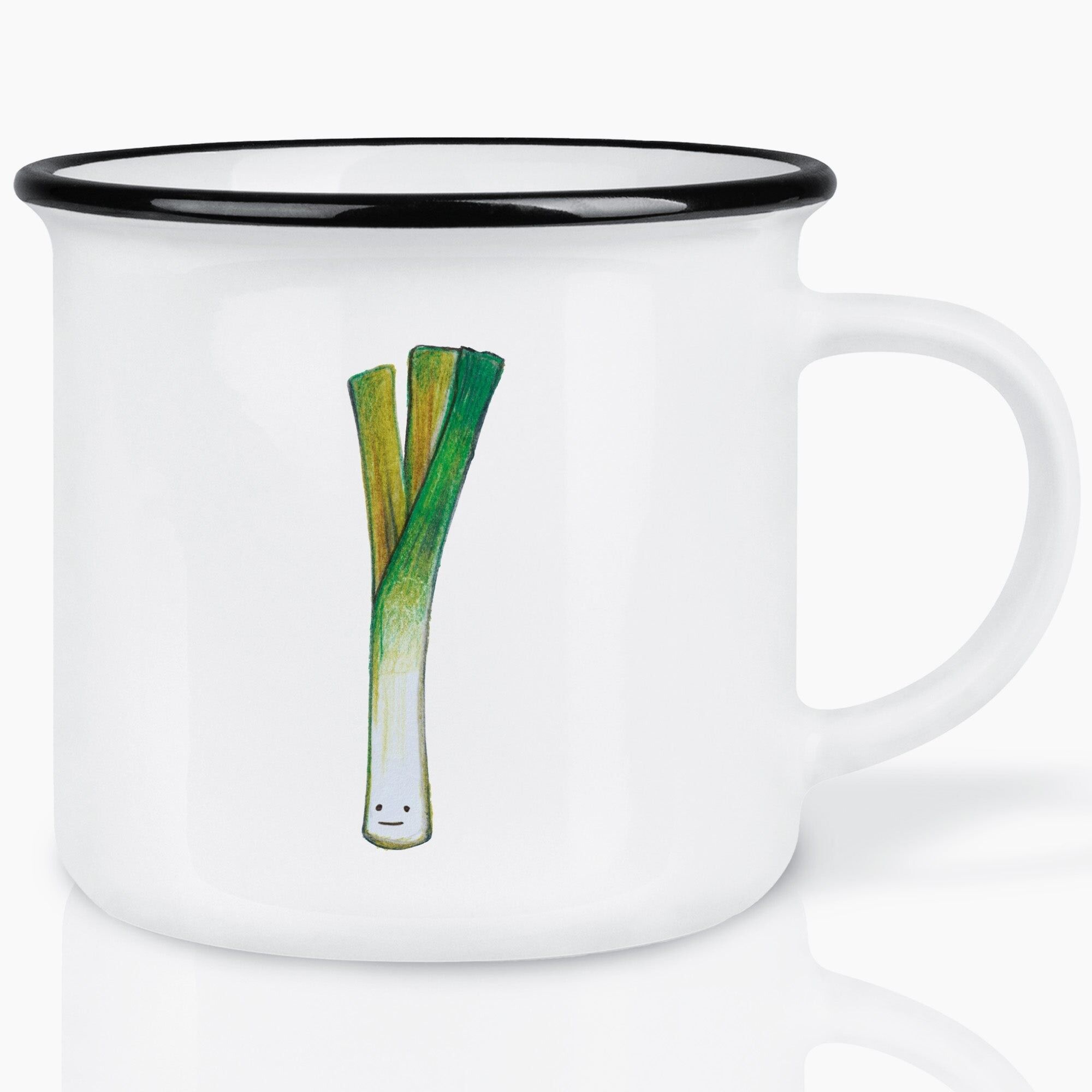 Keramiktasse – Lauch