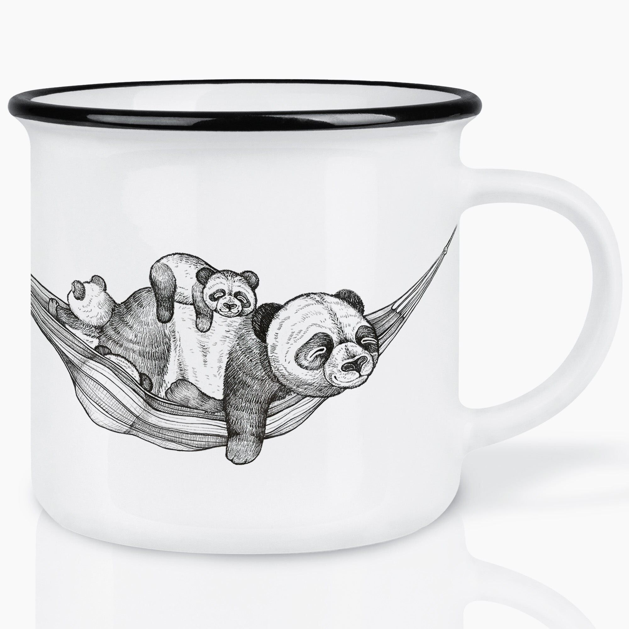 Keramiktasse – Panda Pause