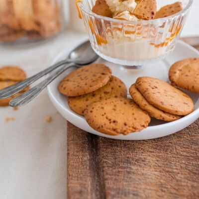 Shortbread with Isigny caramel chips - 150g