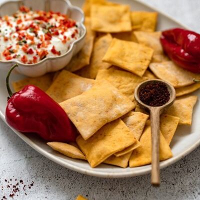 Espelette pepper crackers - 75g