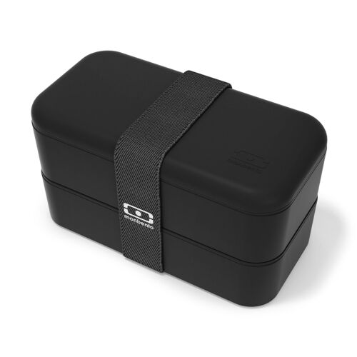 MB Original - Noir Onyx - Lunch box 2 compartiments - Made in France - 1L