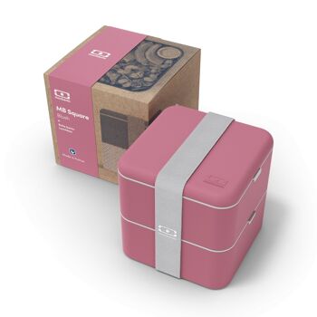 MB Square - Rose Blush - La lunch box made in France 4