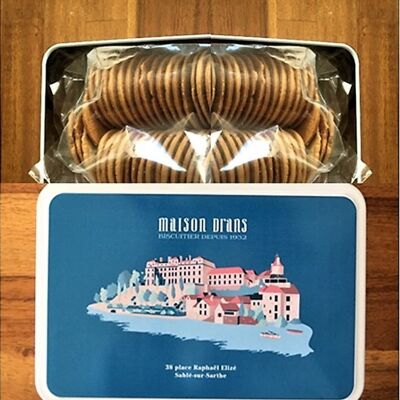 Marine tin filled with PDO butter shortbread - 500g