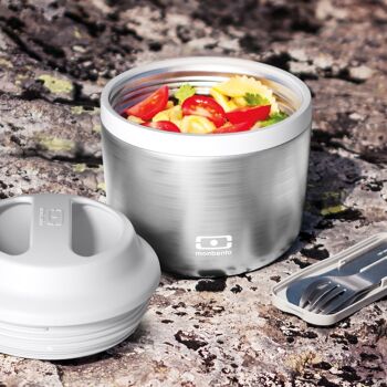 Bento MB Element - Metallic Silver - La lunch box isotherme 6