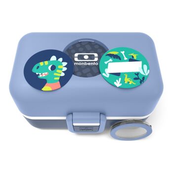 MB Tresor - Bleu Infinity - Lunch box à compartiments pour enfant - 800ml 3