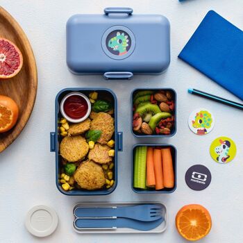 MB Tresor - Bleu Infinity - Lunch box à compartiments pour enfant - 800ml 9
