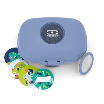 MB Gram - Bleu Infinity - Boîte à goûter enfant - 600ml 3