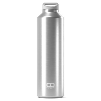 MB Steel - Metallic Silver - The insulated bottle