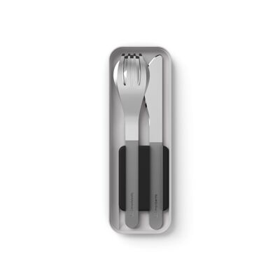 MB Slim Box - trio knife - black - cutlery set