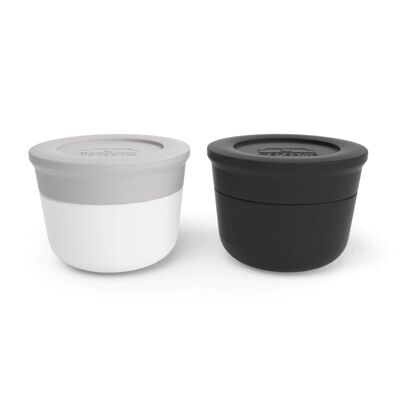 MB Temple S - Onyx Black/Cotton Gray - Sauce pots