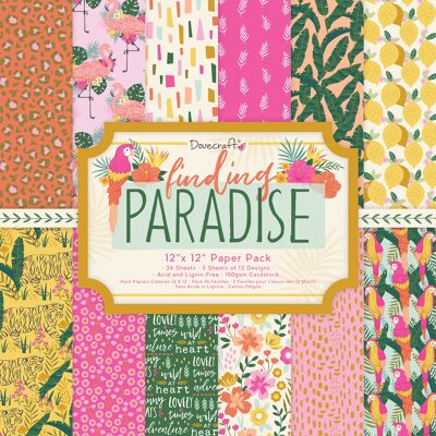 Dovecraft Finding Paradise FSC 12x12 Paper Pack