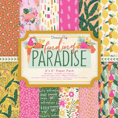 Dovecraft Finding Paradise FSC 6x6 Paper Pack