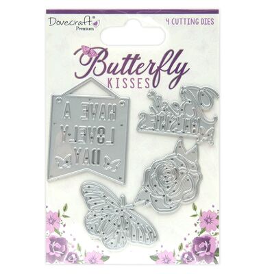 Dovecraft Premium Butterfly Kisses Steel Cutting Die
