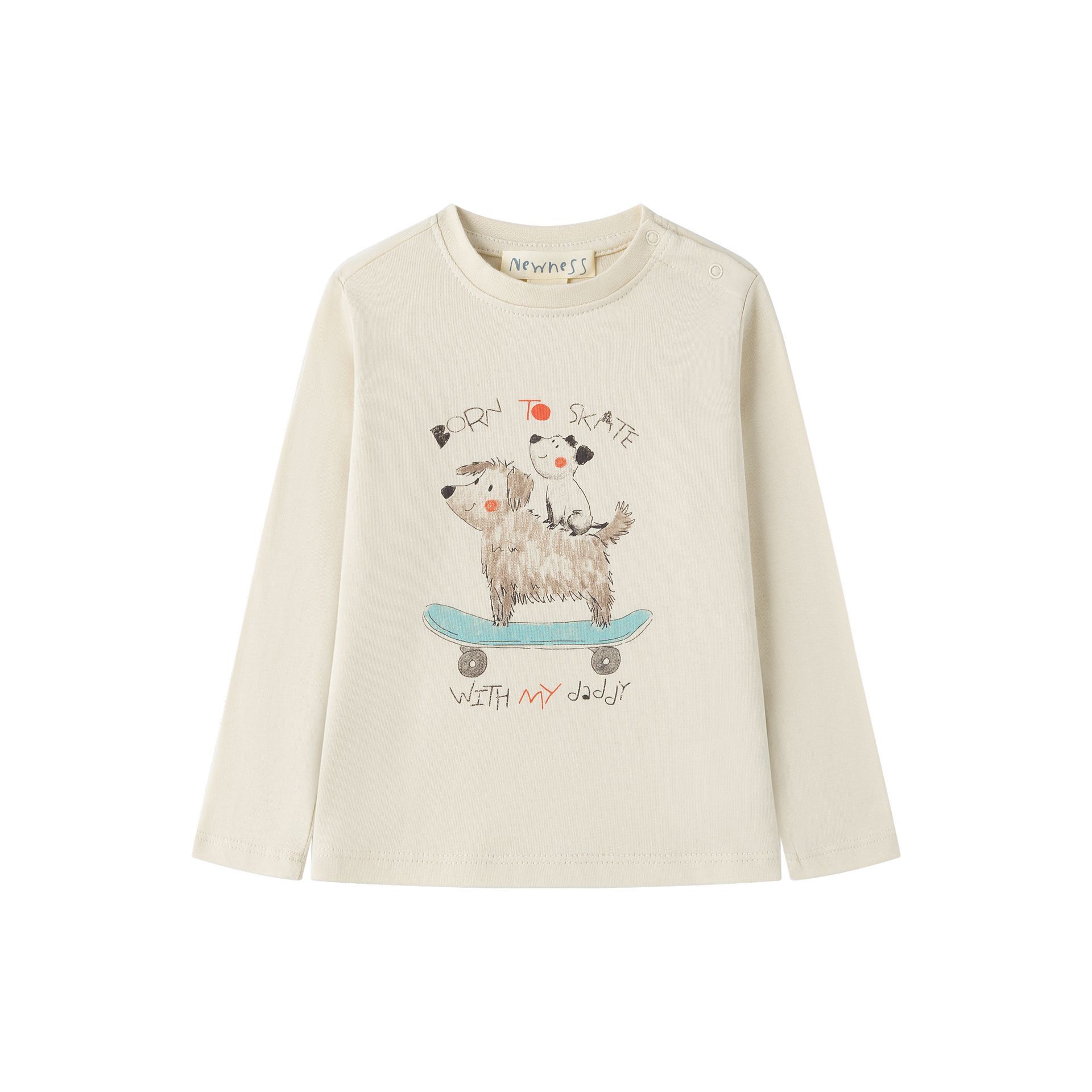 Camiseta punto, cuello redondo, M/L y est,6-24M,BBI66043