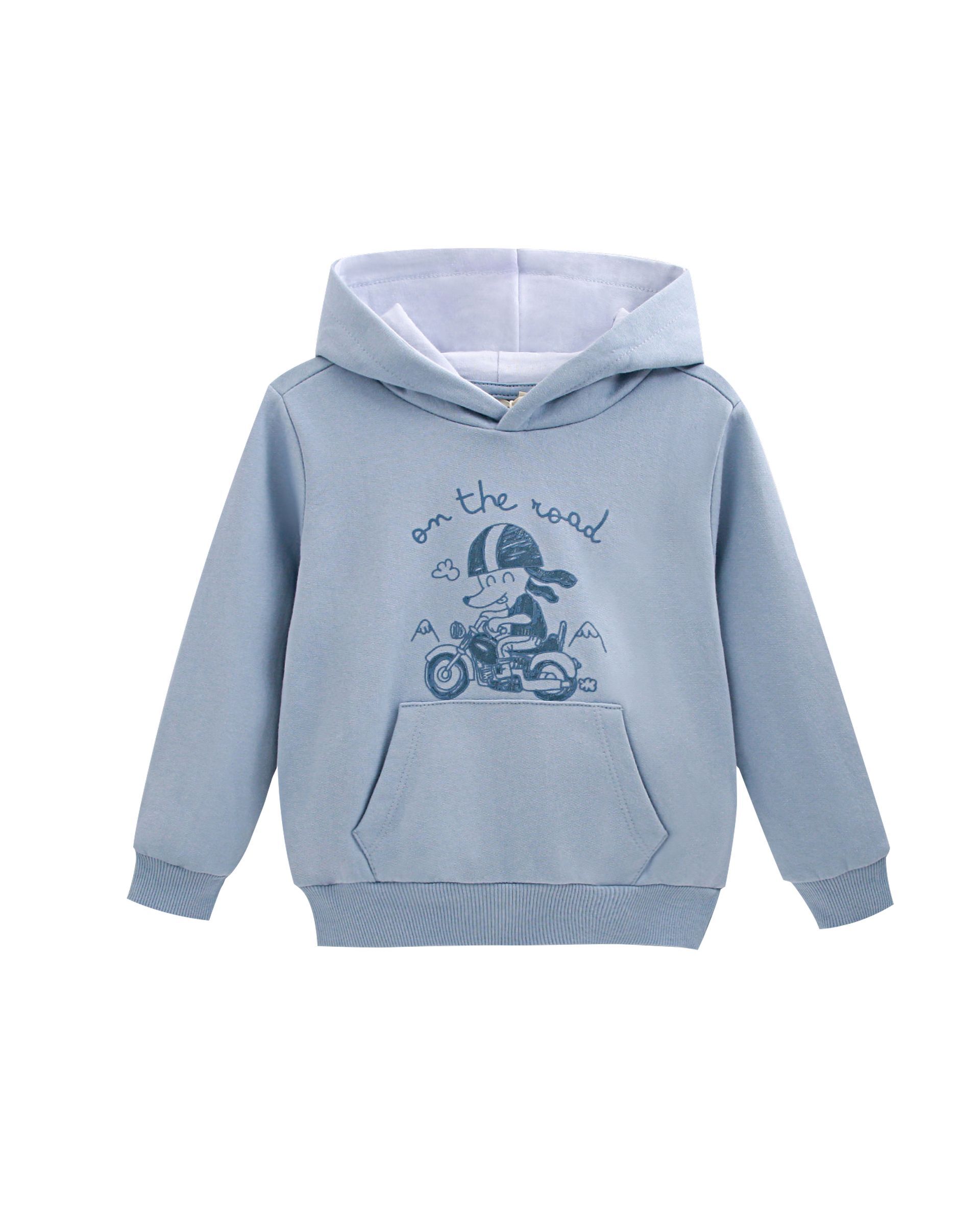 Sudadera capucha perchada, est delantero,2-6Y,JBI66285