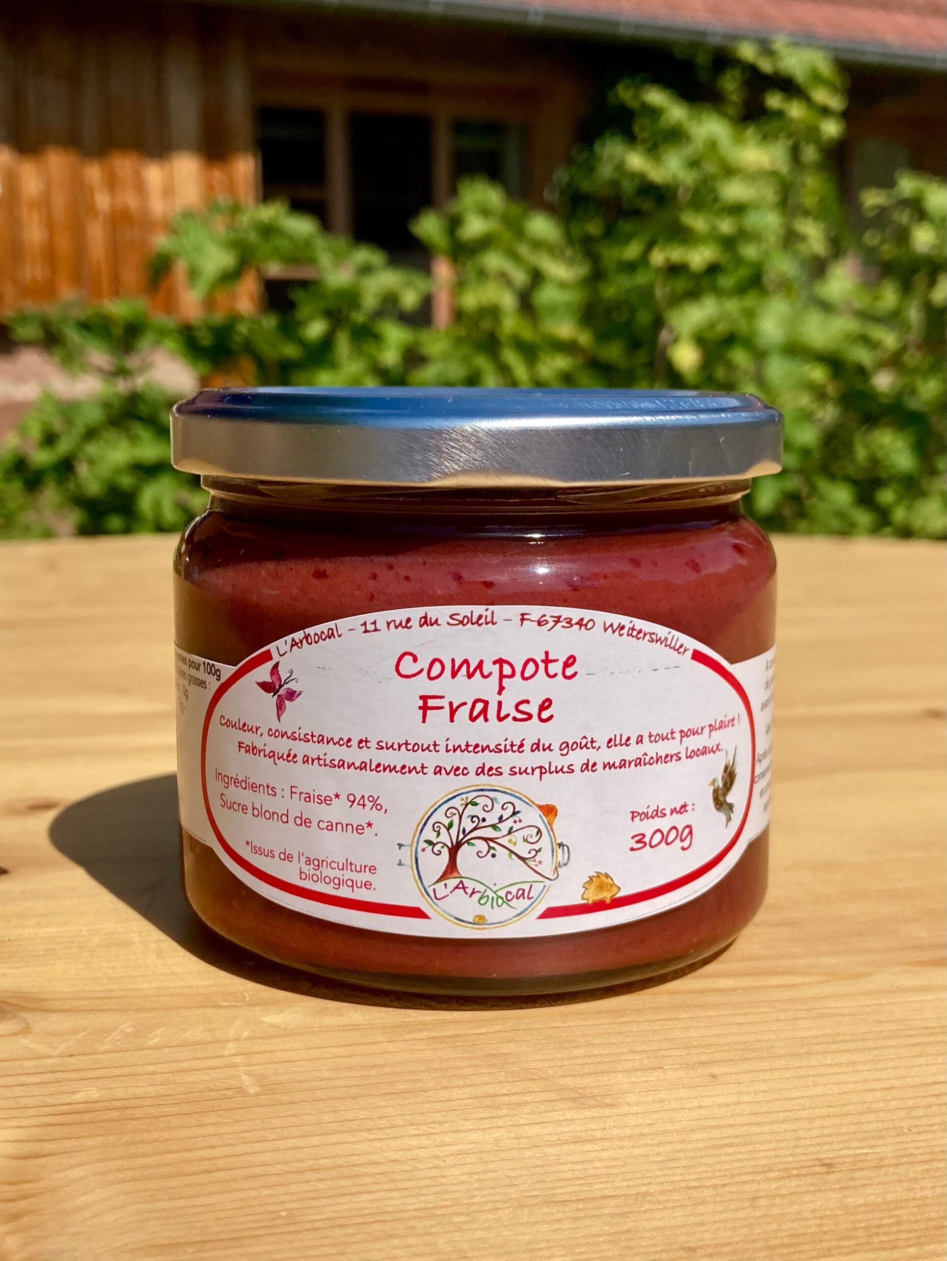 Organic Strawberry Compote