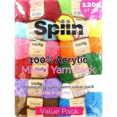 Spiin Premium Yarn Value Set  - 12 x 50g