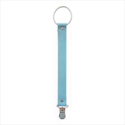 Pacifier Cord Color Light Blue - Elastic