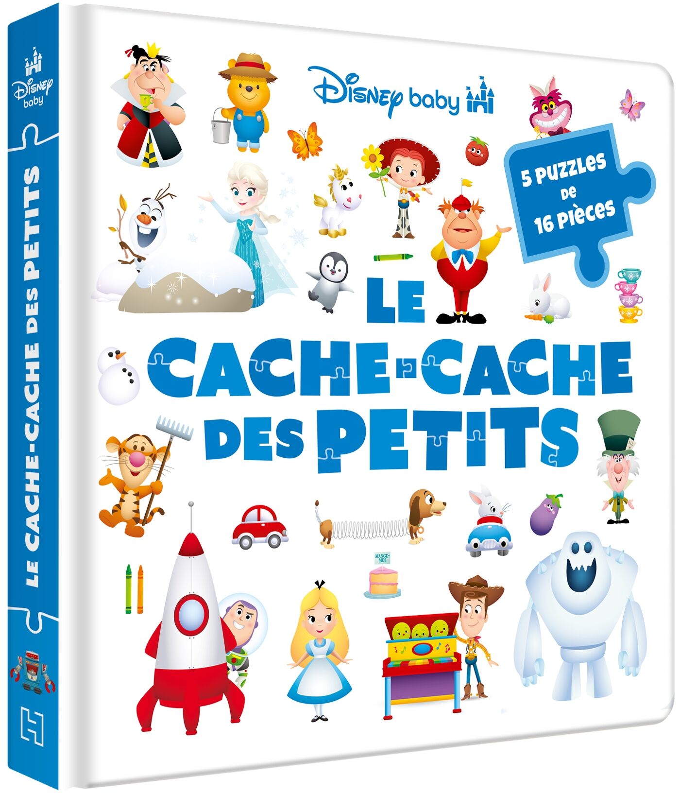 DISNEY BABY - My Big Book Puzzle 16 pieces - Hide and Seek for Little Ones