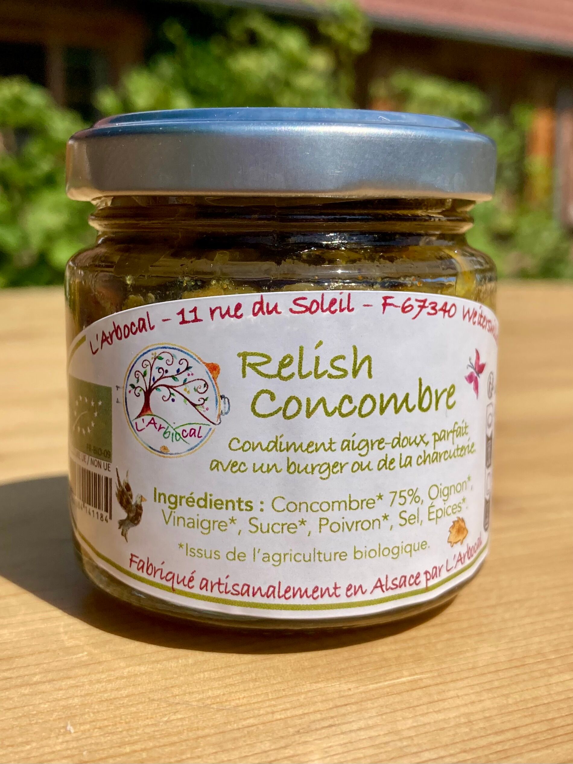 Organic Cucumber Relish
