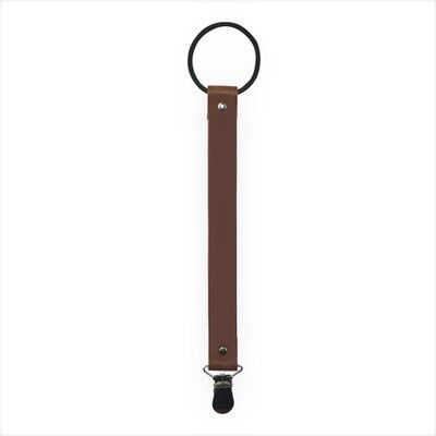 Attache tétine Couleur Marron clair - Elastique