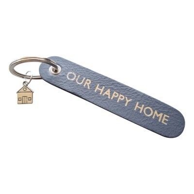 Schlüsselanhänger Unser glückliches Zuhause