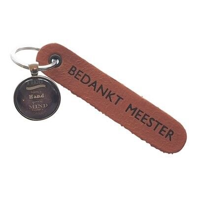 Keychain Thank You Master - Cognac