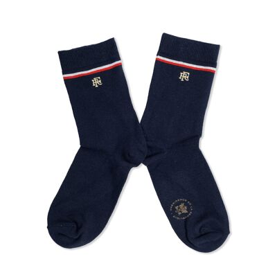 Chaussettes Élysée Présidence de la République - Recyclées Bleu Marine