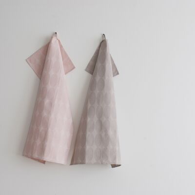 Toalla de cocina Ollie beige