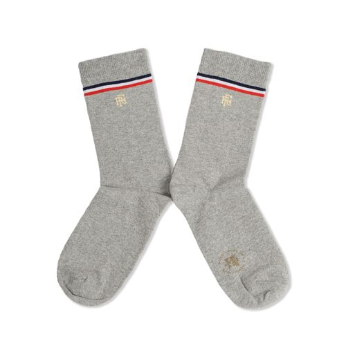 Chaussettes Élysée Présidence de la République - Recyclées Gris