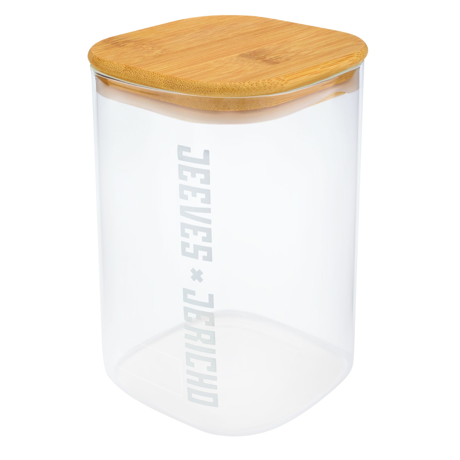Jeeves & Jericho Square Glass Tea Storage Jar - Medium