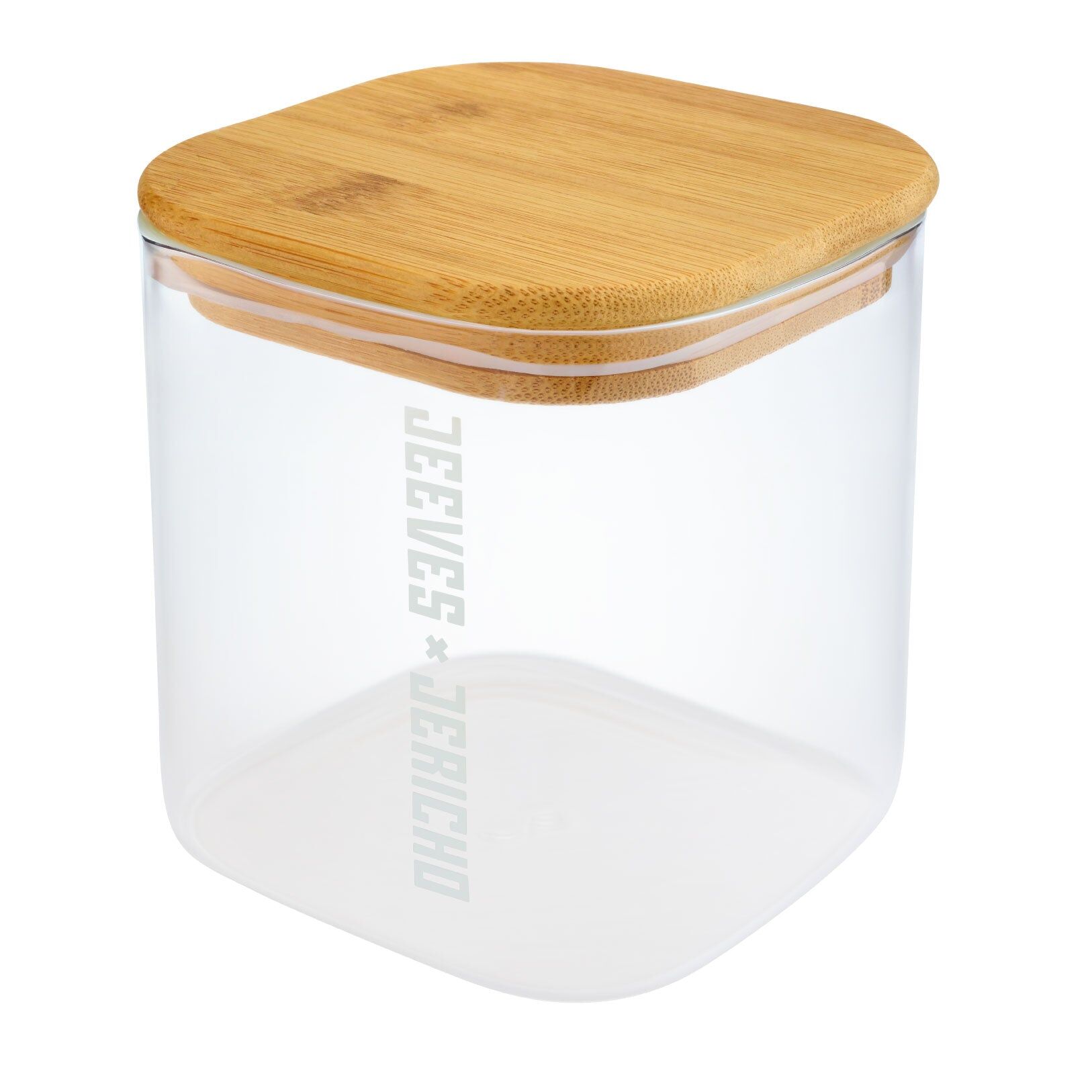 Jeeves & Jericho Square Glass Tea Storage Jar - Small