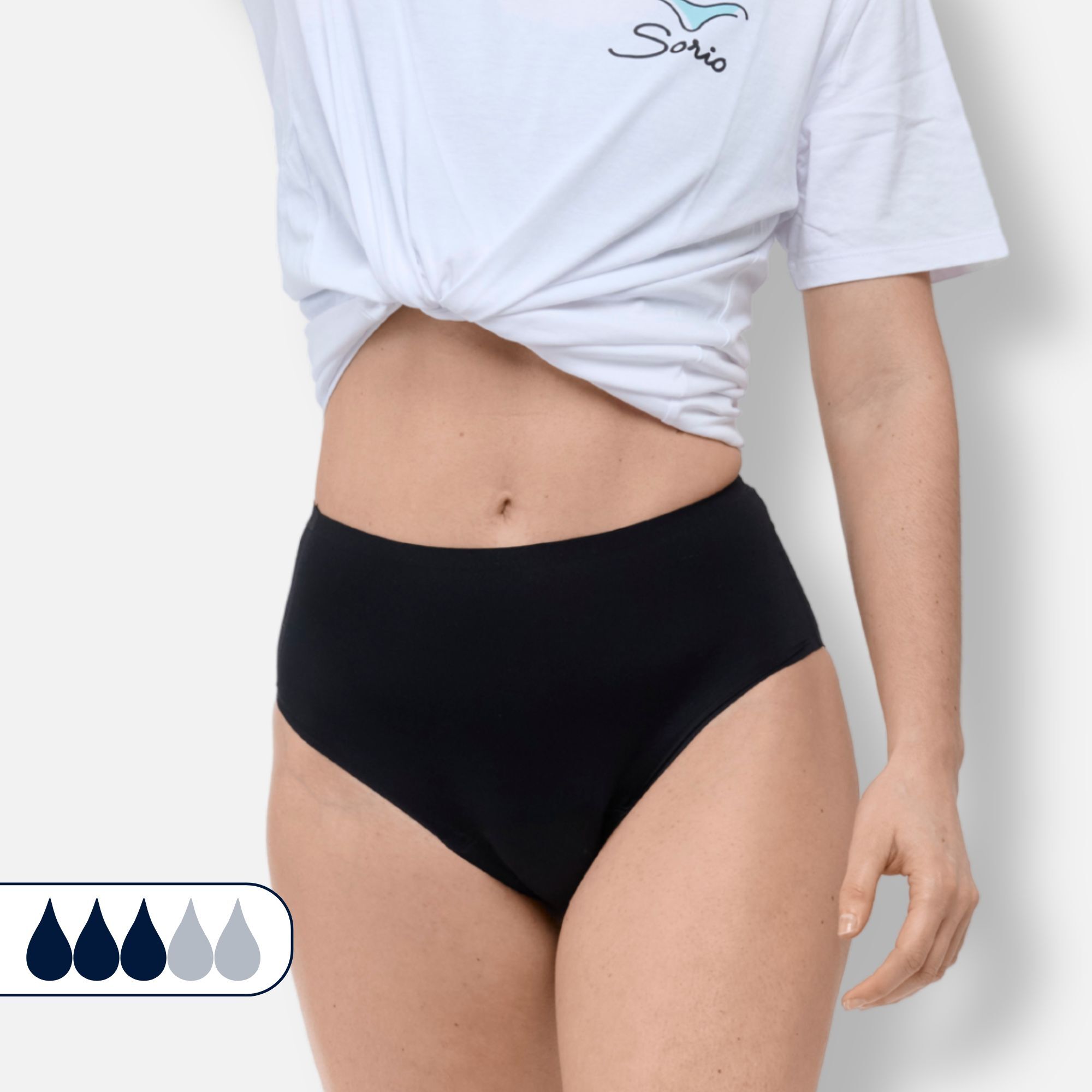 BRAGUITAS MENSTRUALES TALLA ÚNICA - FLUJO MEDIO - JENNA