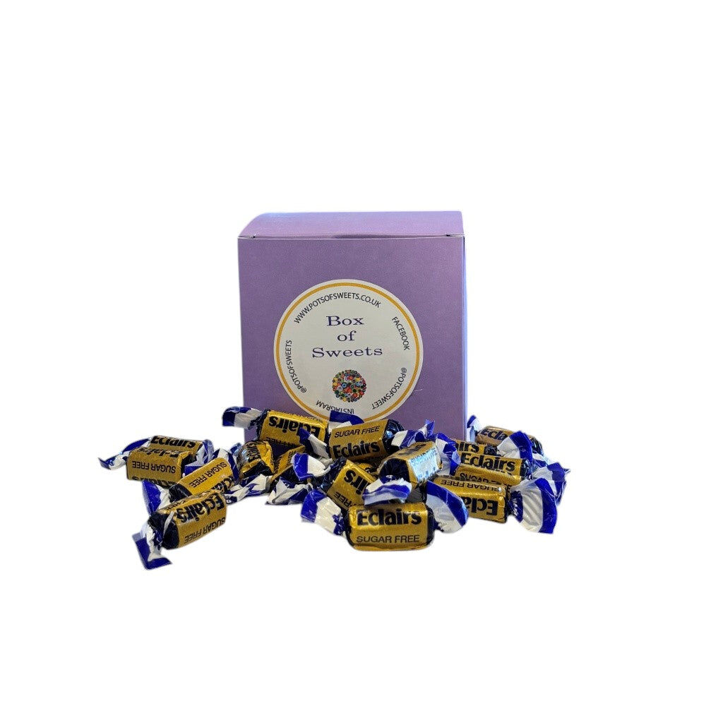 300g Square Box of Sugar Free Chocolate Eclairs