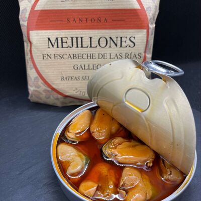 Mejillones Gallegos en Escabeche (7 / 10 piezas)