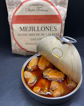Moules galiciennes en sauce marinée (7/10 pièces) 1