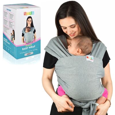 Baby Carrier Sling Wraps - Premium Cotton Baby Wrap Carrier