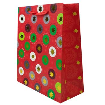 Grands sacs-cadeaux de Noël [12 Pack] 26x32x12cm Sac-cadeau de Noël 6
