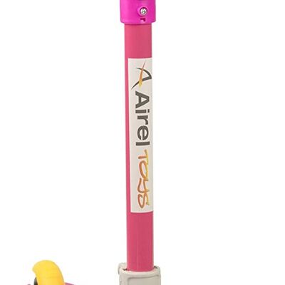 AirelChildren's Scooter 3 to 6 years | Foldable Scooter | Foldable and Adjustable Scooter | Children's Scooter with Lights | Colour: Pink