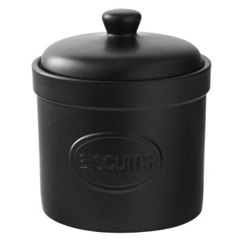 Biscuit Barrel Noir Mat 5