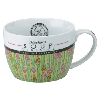 Tasse de soupe à la crème d'asperges Mackie's 7